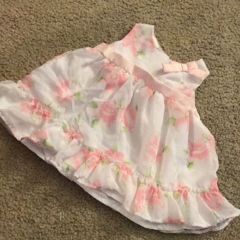 White and pink dress